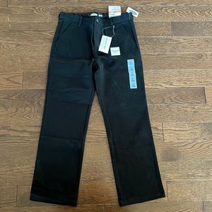 Old Navy Straight Flex Black Chinos- NWT